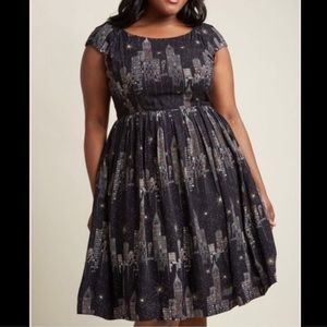 Modcloth Emily & Fin Skyscraper dress in XXL